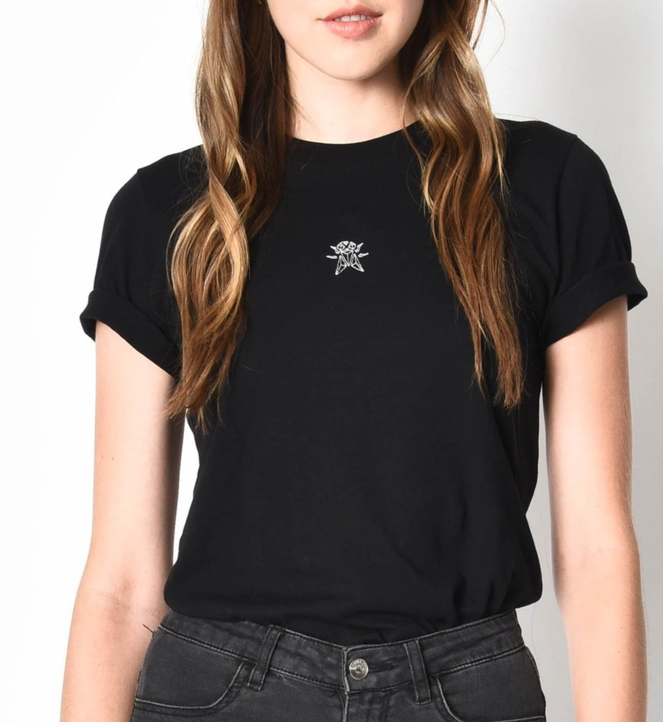 TS1-103 Crew Neck Embroidered Fly Shirt – tri-collective